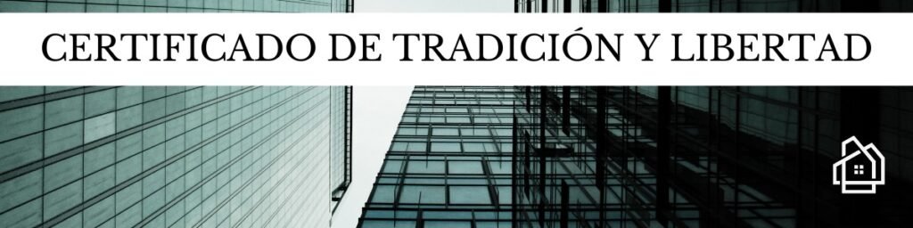 Certificado de tradicion