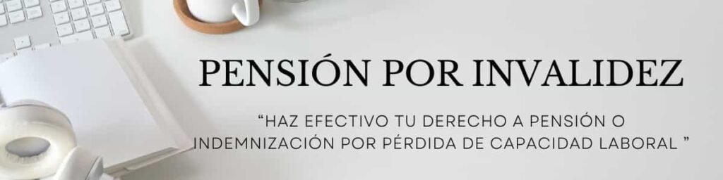 incapacidad permanente parcial, pension por invalidez